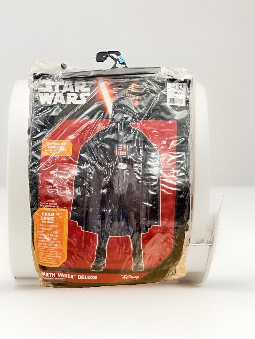 Disney Star Wars Darth Vader Child Large Costume New With Mask Size 12-14